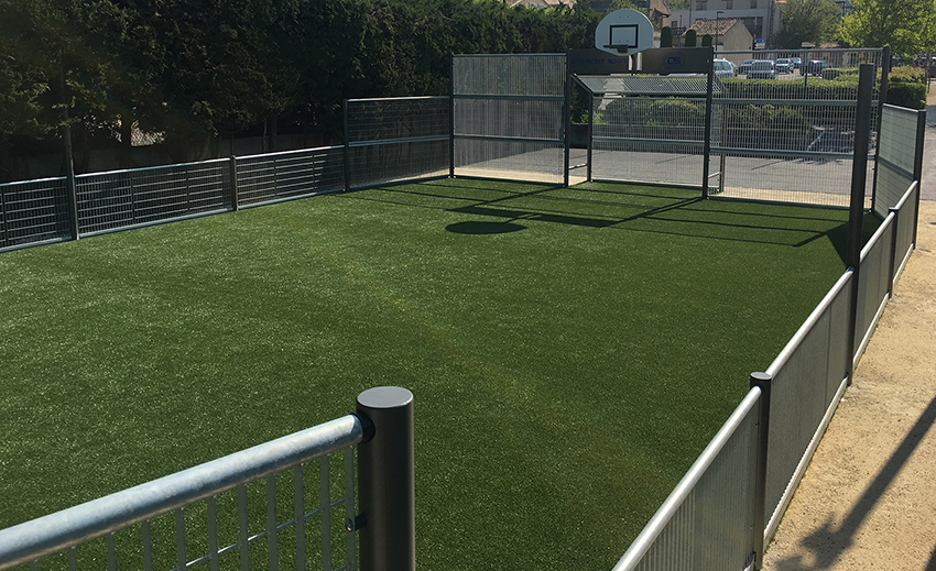 Inauguration de notre Terrain Multisports à Donzère